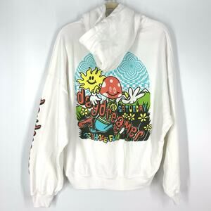 Daydreamer Flyer Oversized Mushroom Hoodie Sweatershirt Size XS